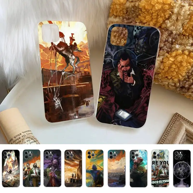 

Disco Elysium Phone Case For iPhone 14 11 12 13 Mini Pro XS Max Cover 6 7 8 Plus X XR SE 2020 Funda Shell