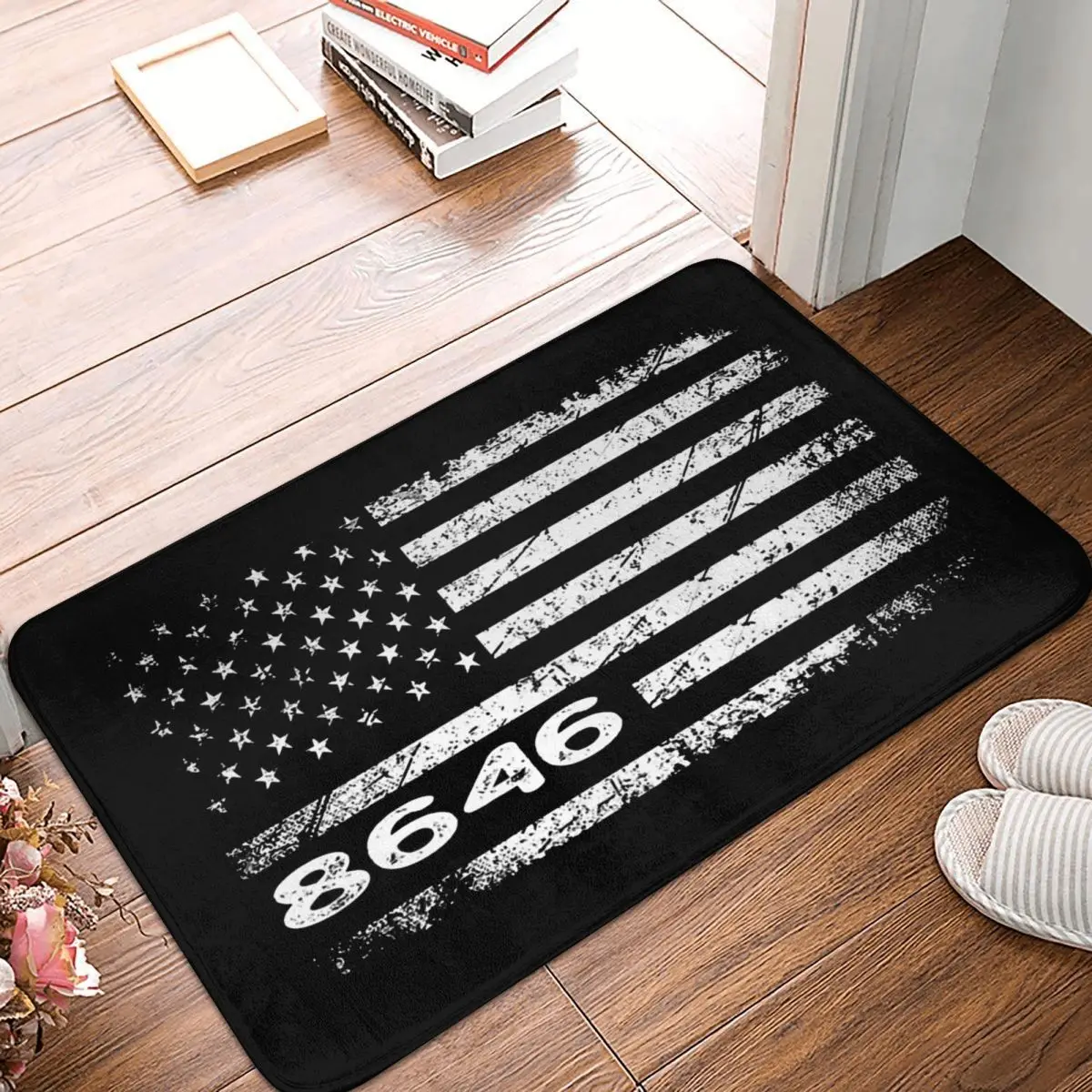 

National Flag Bedroom Mat Vintage 8646 Joe Biden Anti Not My President Impeach Doormat Kitchen Carpet Outdoor Rug Home