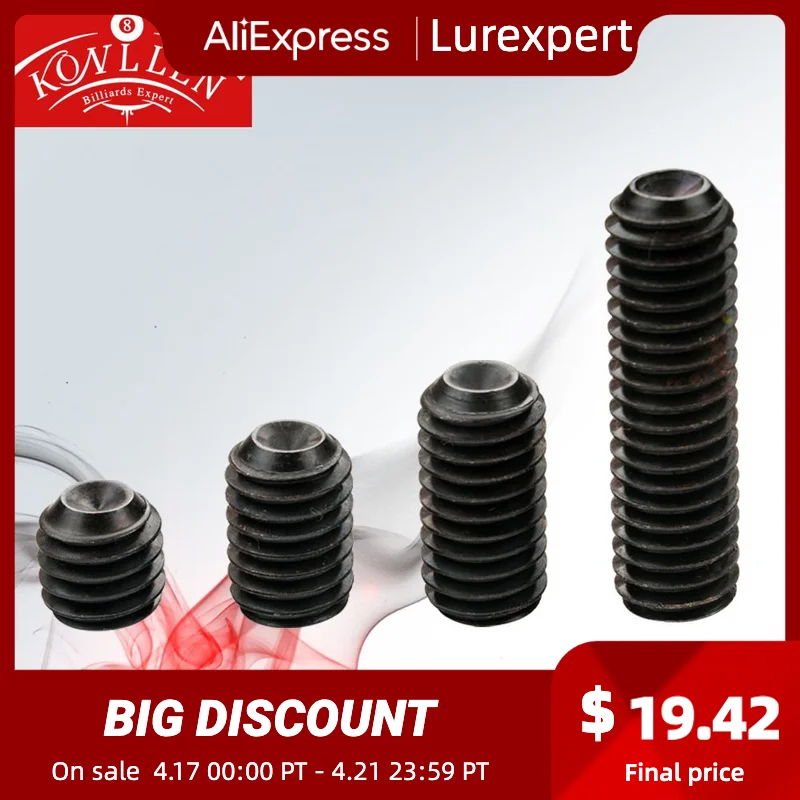 

Бильярдный Кий KONLLEN, штанга для карма, болт с весом 12/19/25/45 мм, весовой винт 0,2/0,4/0,5/1,1 унции, прочные болты, аксессуары для бильярда