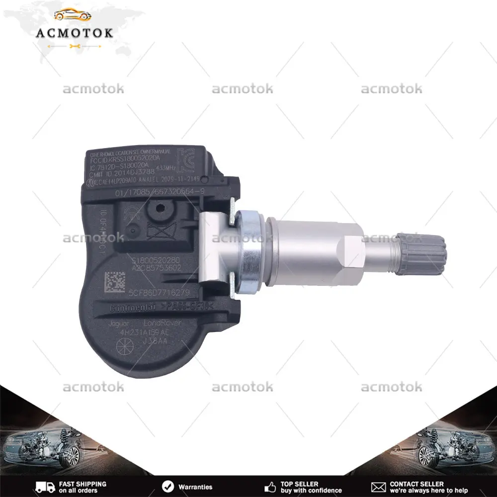 Датчик давления в шинах 4H231A159AE, датчик TPMS 433 МГц для Jaguar X-Type Super V8 Vanden Plas X-Type XFR XJ8 Land Rover