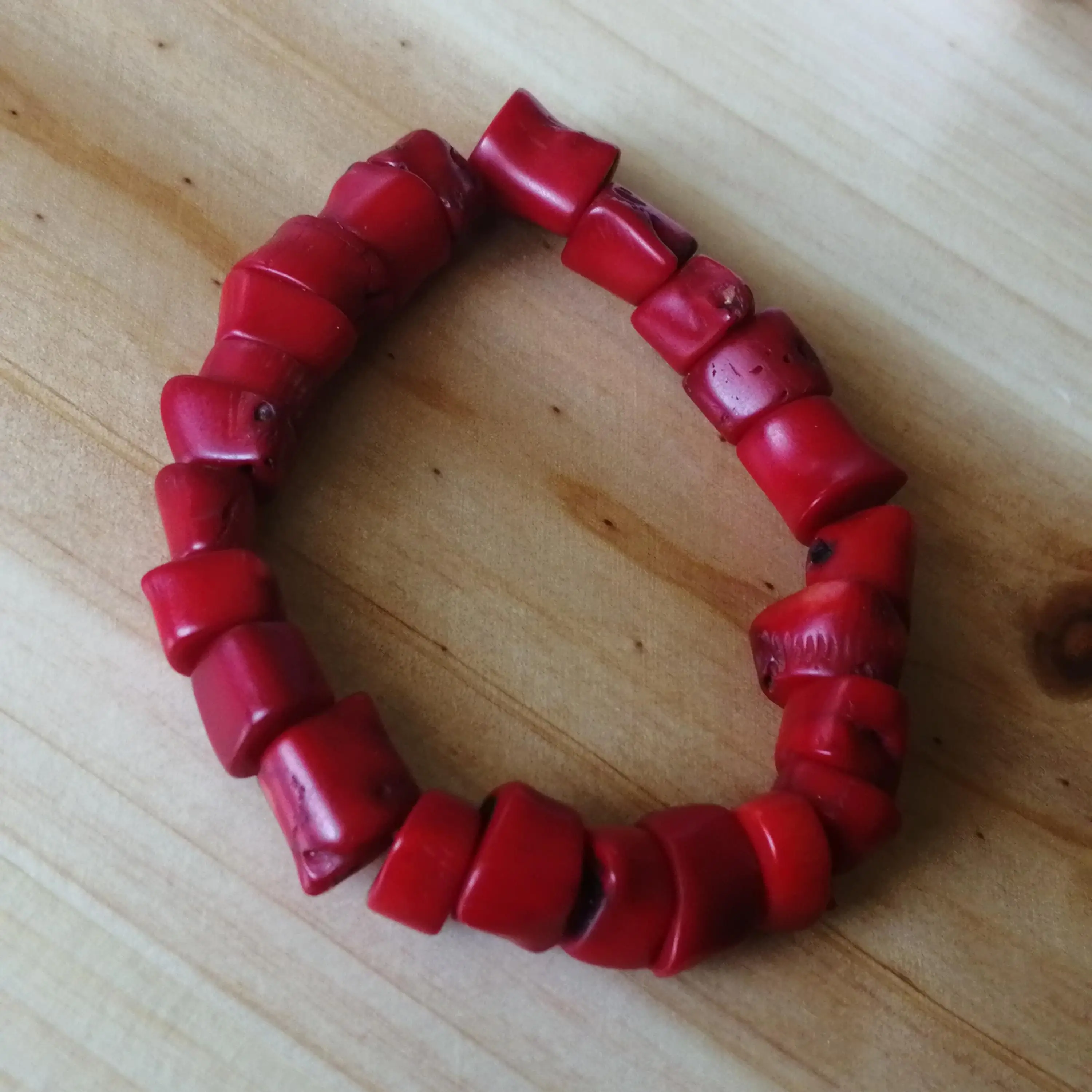 

Natural Red Coral Bracelet Men Women Healing Gemstone Fine Jewelry Genuine Coral Branch Elastic Beaded Bracelets Bangle