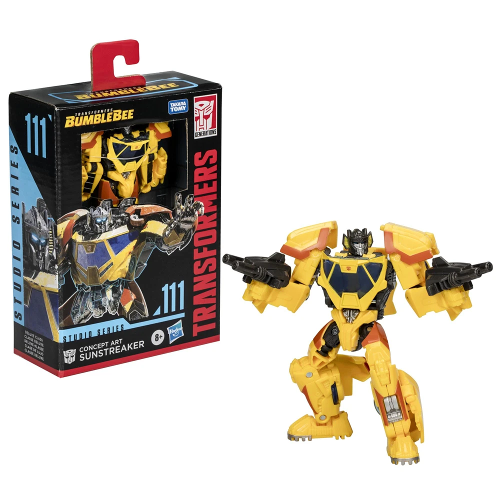 TAKARA TOMY Трансформеры Toys Studio Series Deluxe Class Concept Art Sunstreaker 4 5-дюймовая фигурка в подарок