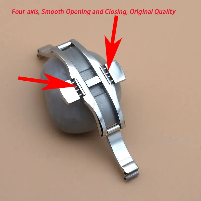 Watchband Buckle Clasp For Tissot T1853 T035617 T035439 Longines Stainless Steel Watch Strap Clasp Button Accessories