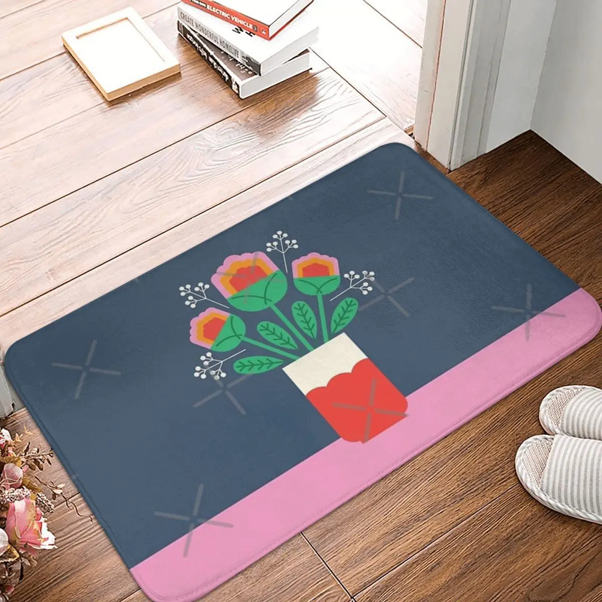 Marla Facecloth нескользящий напольный коврик FireplaceThick и удобные прочные коврики для ног