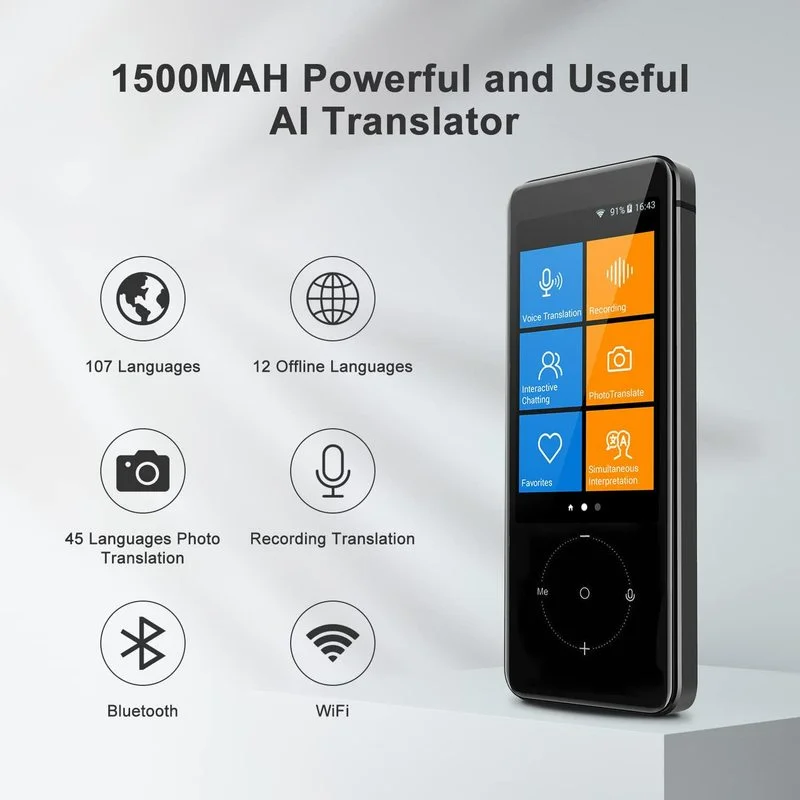 Newest M9/N9 Instant Voice Translator Portable Language Translator In Real-time Smart Translator Supports 12 offline languages