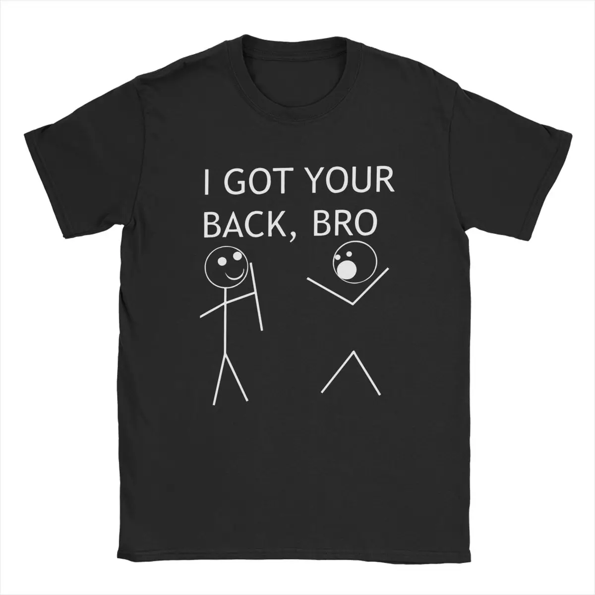 

Novelty I Got Your Back T-Shirts Men Crewneck Cotton T Shirt Short Sleeve Tees Summer Tops