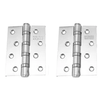 2 pcs 4inch wood door exquisitely designed durable stainless steel free slot bearing thickened mute sub door hinge
