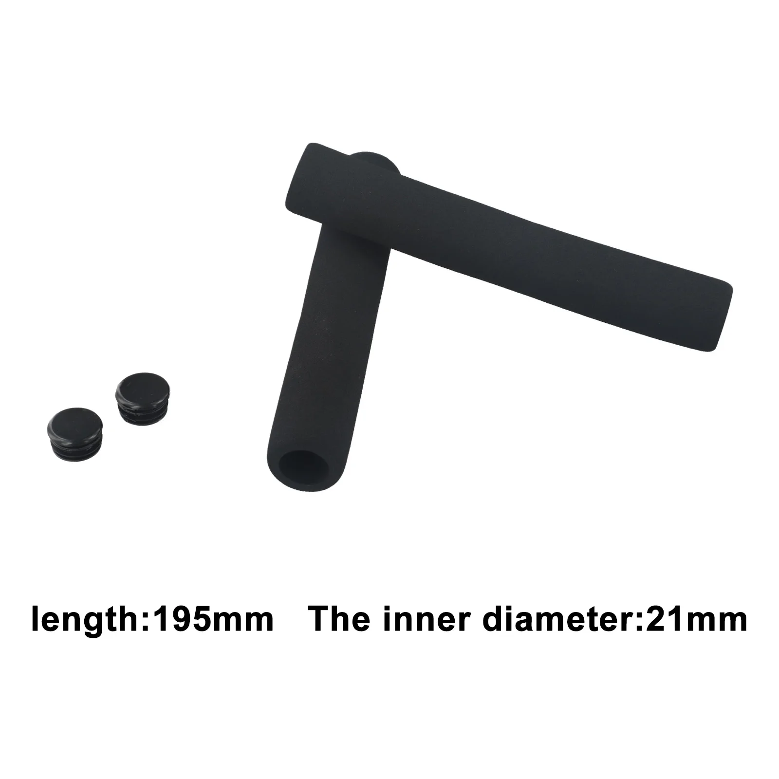 Велосипедные ручки с поролоновой крышкой 130/150/195/350/500 мм 7