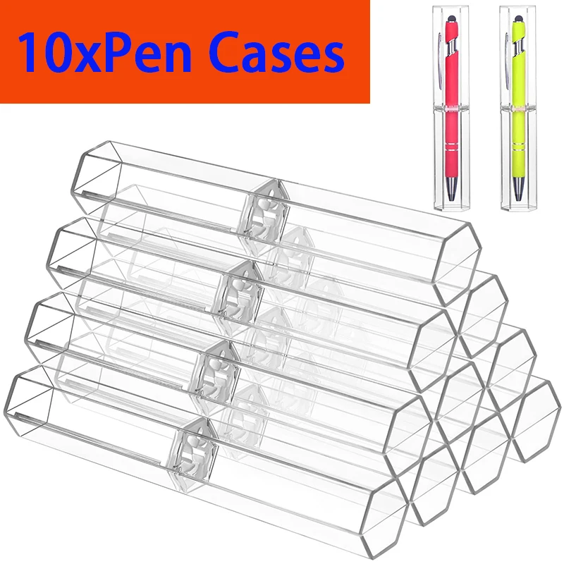 Gift Box Pen Storage Container Hexagon Single For School Office
