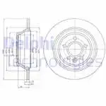

BG4238C для заднего тормозного дискового зеркала/V70 III D4 13 S80 II/2,0 // 2.0TDI 08 XC70 06