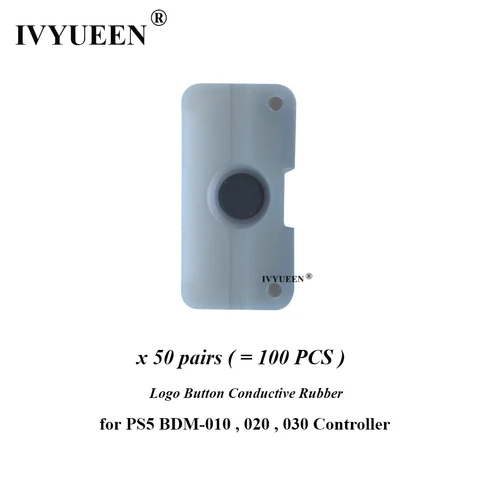 IVYUEEN Токопроводящая резиновая клавиатура для контроллера PlayStation 5