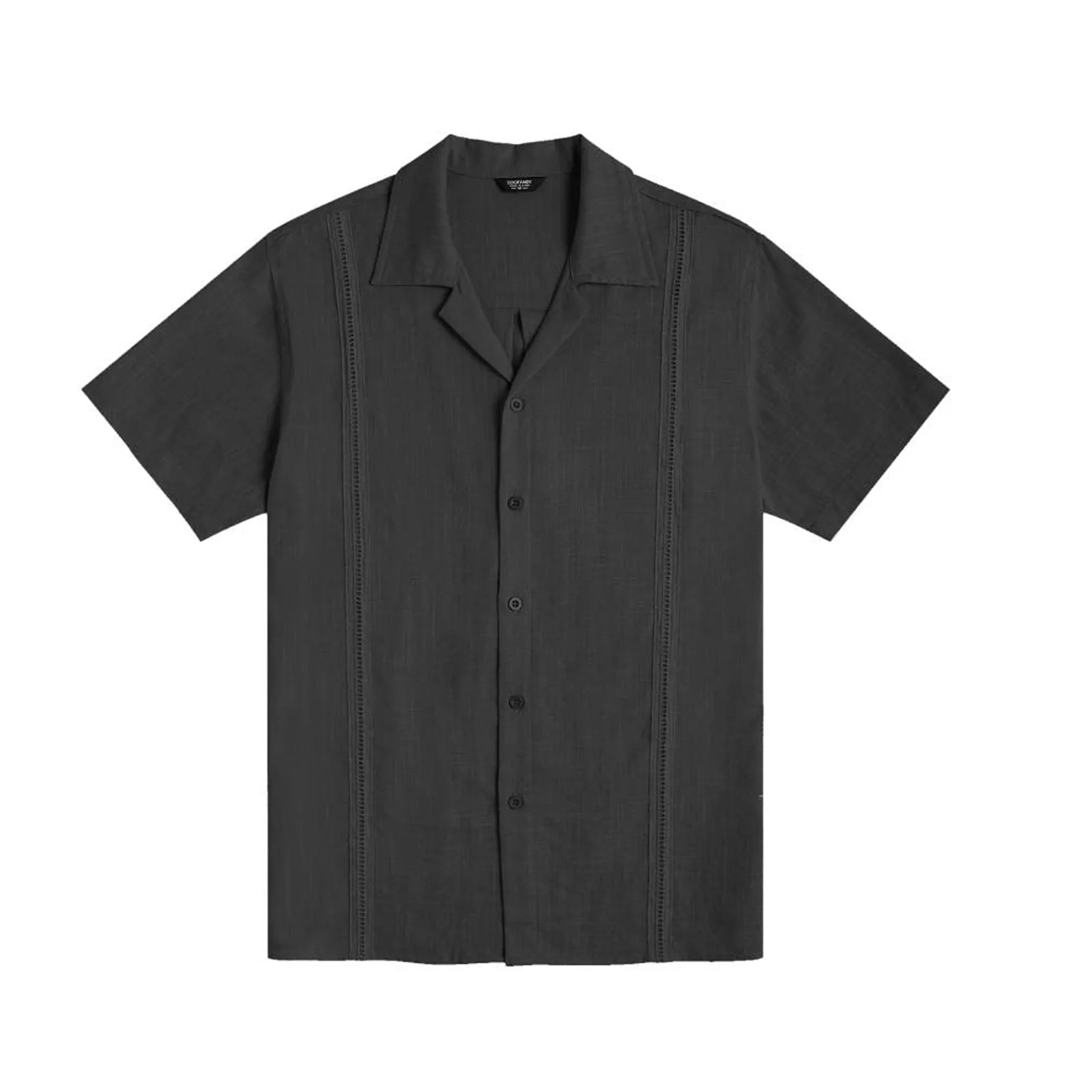 Summer New Men's Loose Button Shirts Comfortable Cotton Linen Short Sleeve T-Shirts Casual Beach Vacation Men's Street Shi
