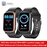 ip67 waterproof smart kids watch 4g two way call video call gps tracker watch remote camera sos call monitor android phone watch