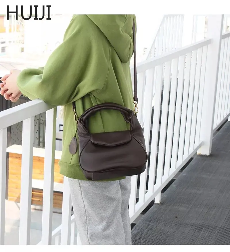 

2022 Handbags Ladies Black Fashion Small Cross Body Shoulder Bag Women's 100% Real Cow Genuine Leather Crossbody Bags for Women