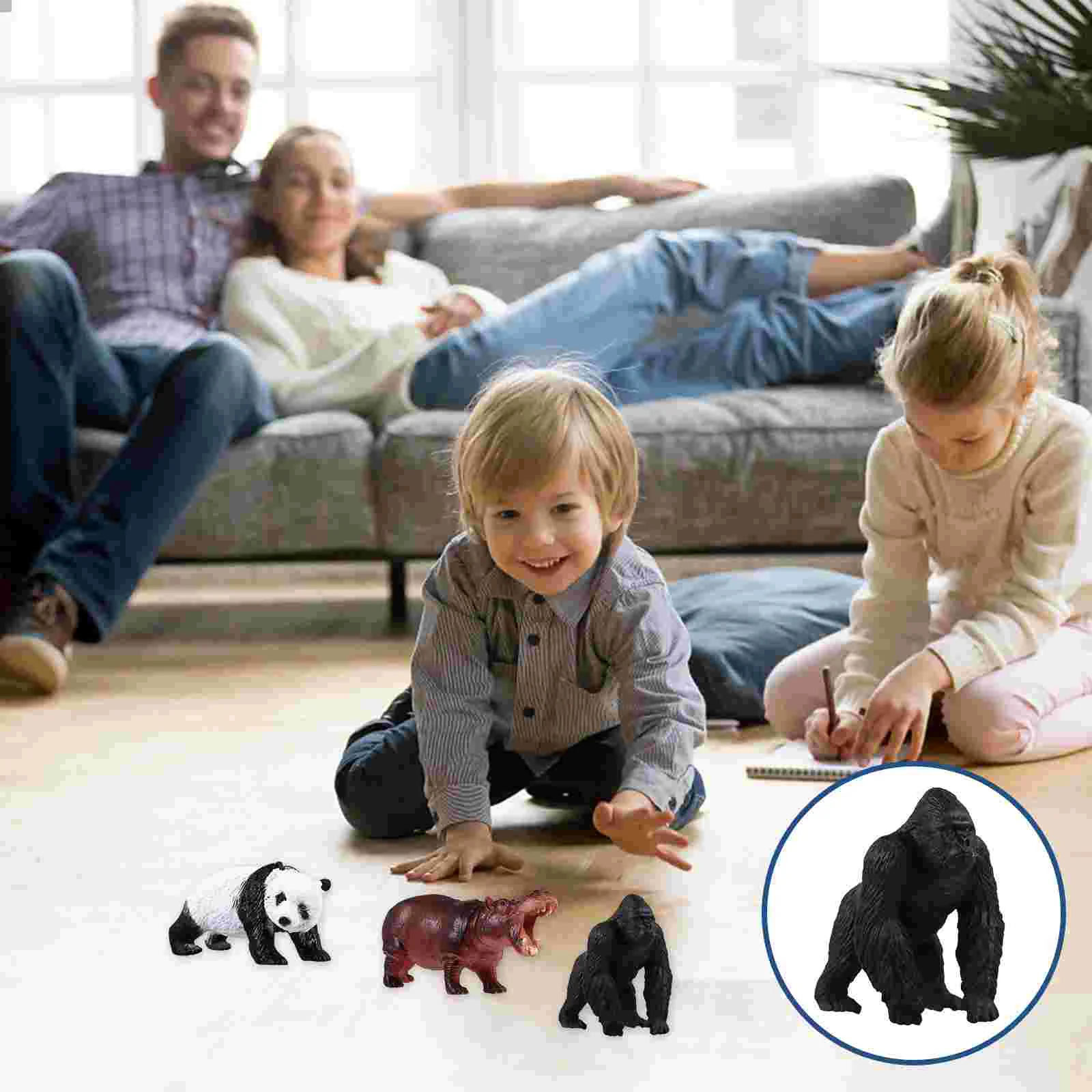 

Animal Animals Wild Toys Model Figurines Wildlife Toy Figures Miniature Figurinerealistic Toddlers Lifelikeplaysets 3