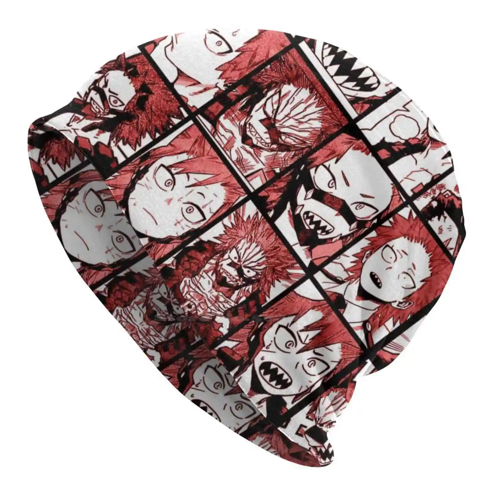 Bnha Kirishima Коллаж-цветная версия вязаная шапка теплая уличные шапки коллаж Boku No Hero