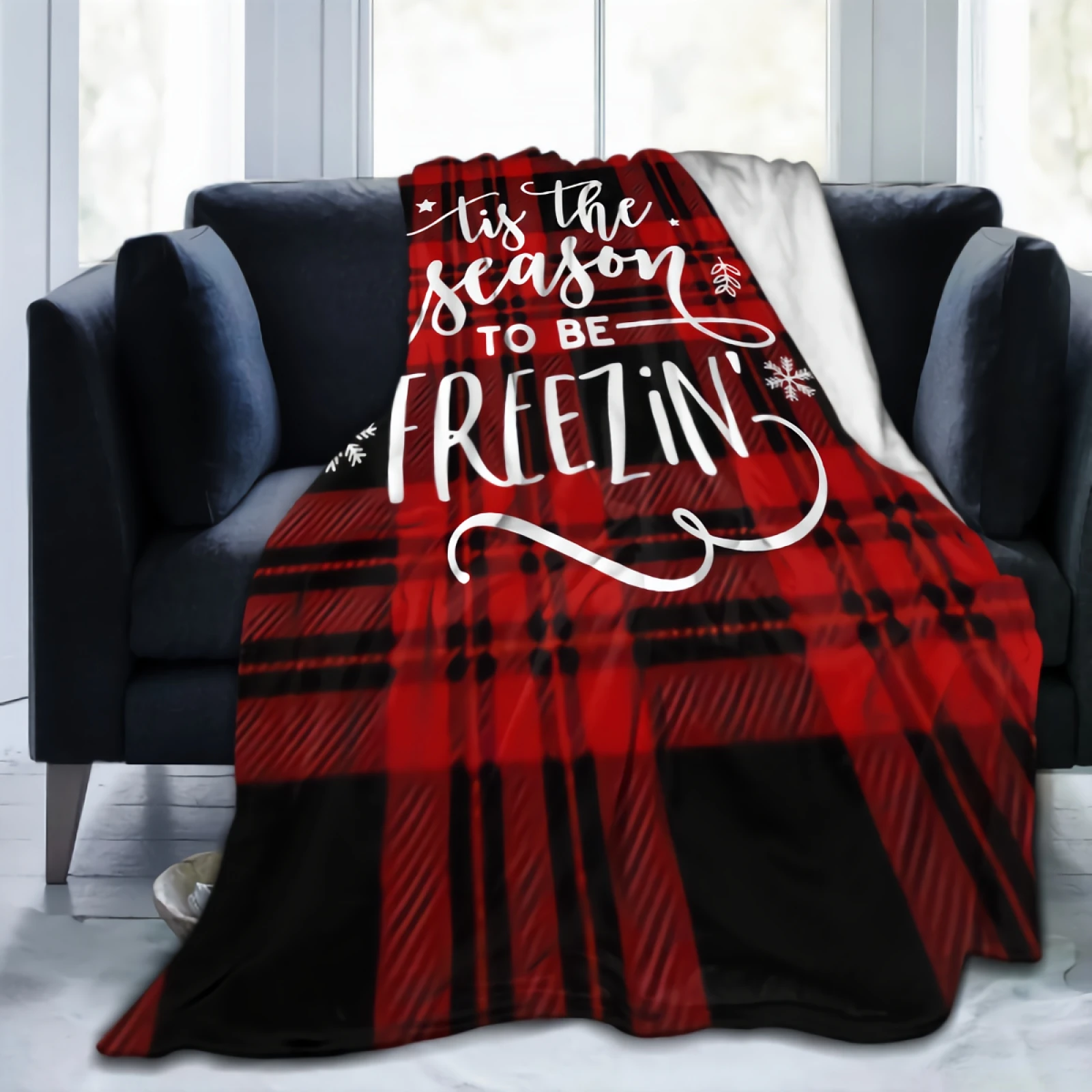 

Красно-черное клетчатое плюшевое одеяло в клетку, шерпа, Флисовое одеяло, пушистое одеяло, покрывало для кроватки, кровати, кресла, все сезон...