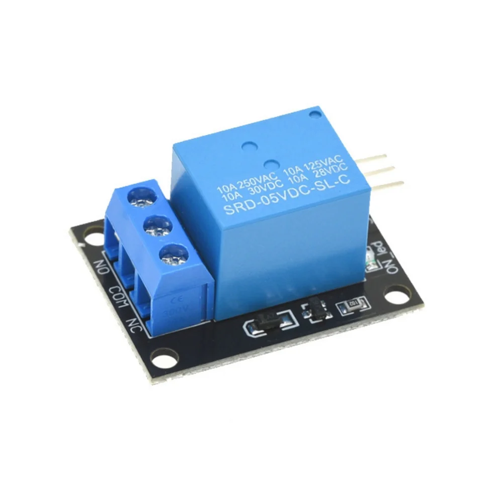 Фото Модуль реле KY-019 5В, 1 канал, с оптопарной изоляцией, плата управления для Arduino, AVR, PIC, ARM, DSP, MCU №3
