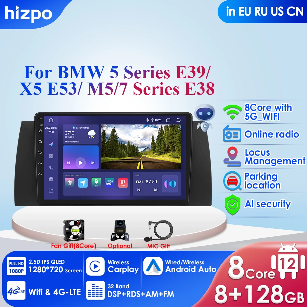 Multimedia Video Player Navigation Gps Android 10 Stereo Wifi Fm Am Rds Obd2 Swc