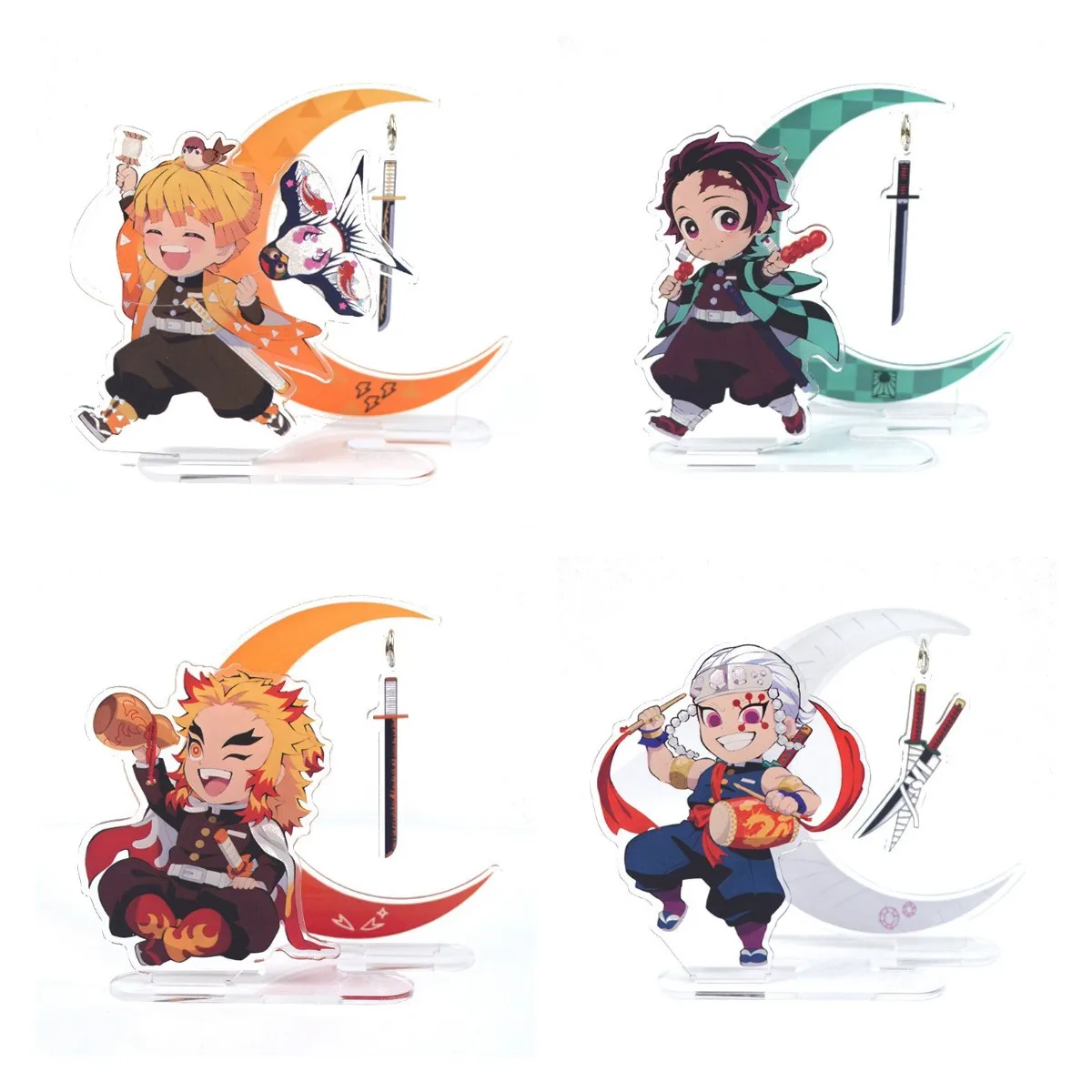 

Anime Demonslayer Rengoku Kyoujurou Acrylic Bracket Character Model Toy Kamado Tanjirou Movable Doll Collection Toy