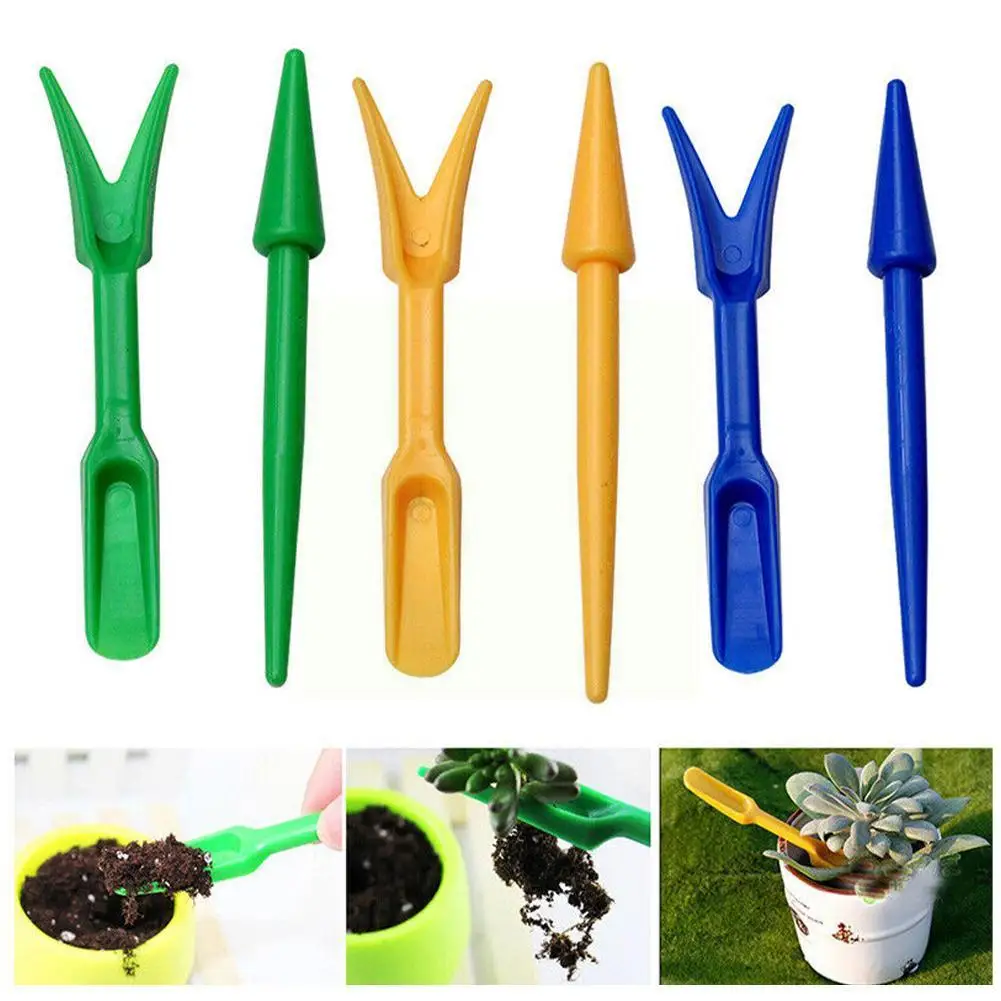 

Succulent Transplanter Planter Two-piece Plant Transfer Planting Gardening Tool Tool Kit Mini Seedling Gardening Transplant M0J5