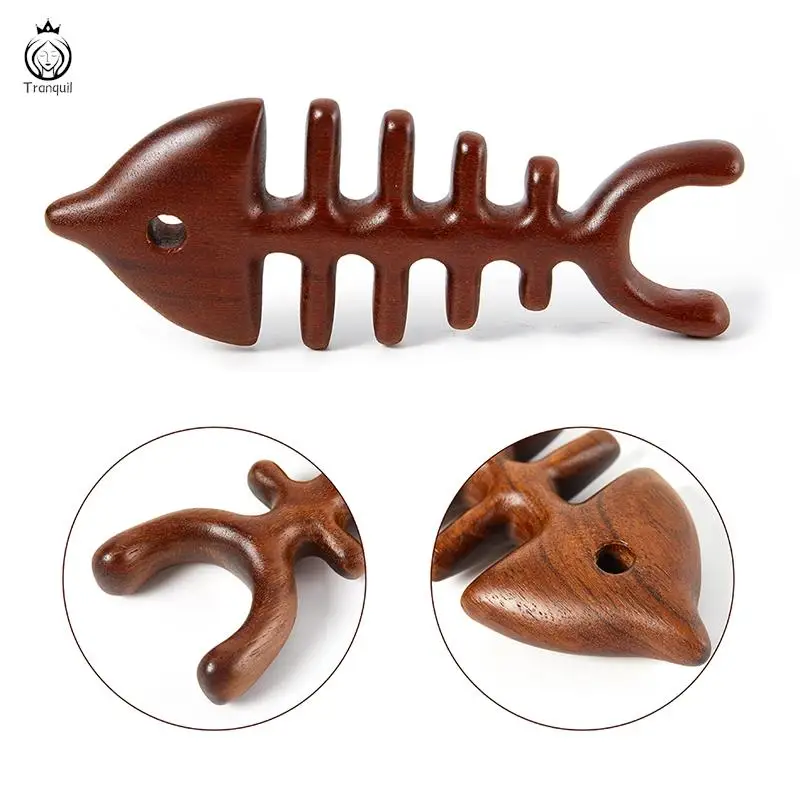 

Sandalwood Massage Comb Head Meridian Scalp Comb Face Eye Shoulder Neck Scraping Treatment Hair Loss Anti-static Wide Tooth Comb