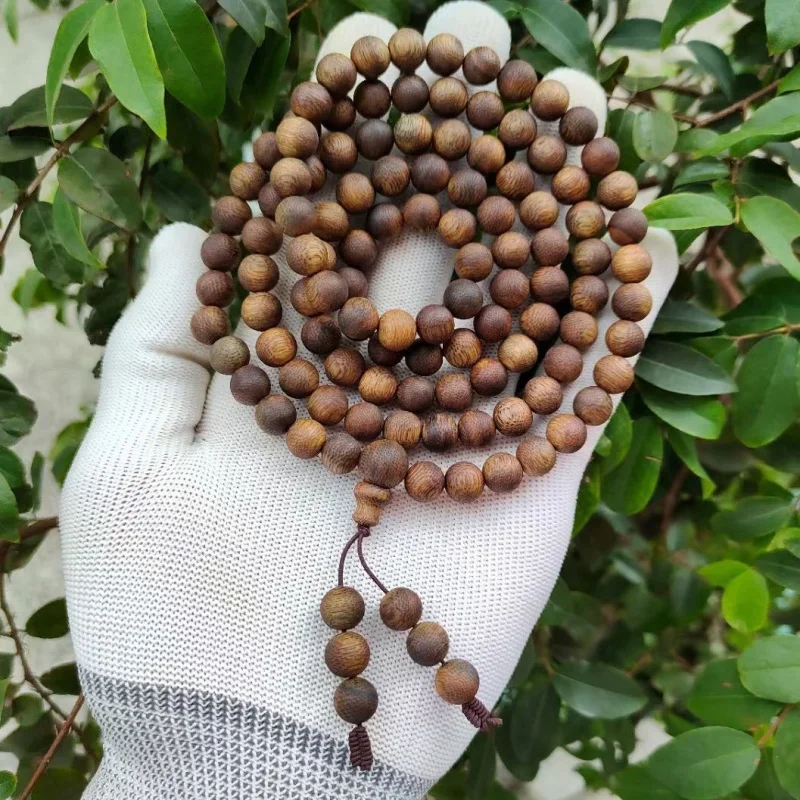 Браслет из красной глины с черным мясом агарового дерева Технические