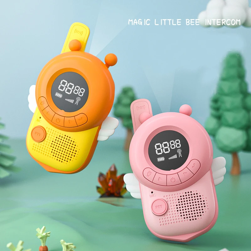 Infant Shining Children's Walkie-Talkie Children's Mini Toy Portable UHF Wireless Internet Walkie-Talkie Children's Gift Bees (art.: 3920bdcdc7bdf) - 3920bdcdc7bdf