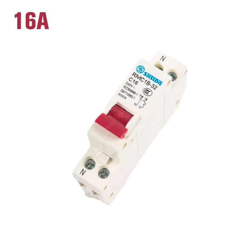 

Circuit Breaker RMC1B-32 1P+N Single C10A 16A 25A Air Switch Home Protection