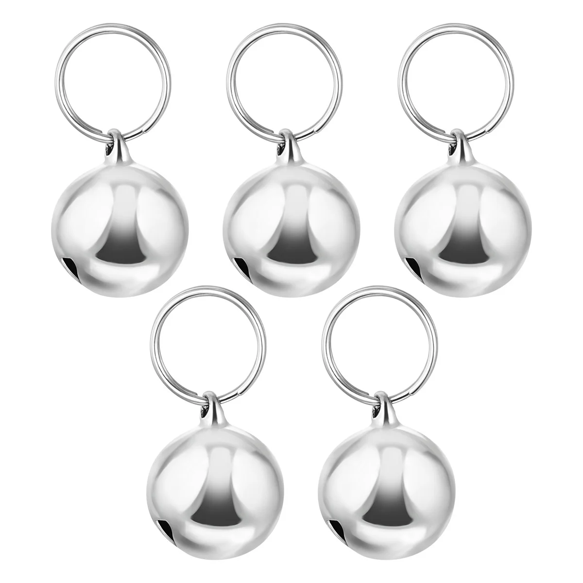 

5PCS Cat Bells Bell Charm for Collar Loud Bell for Cat Collar Christmas Pet Bells Dog Bells Metal Pet Bells Cat Toys