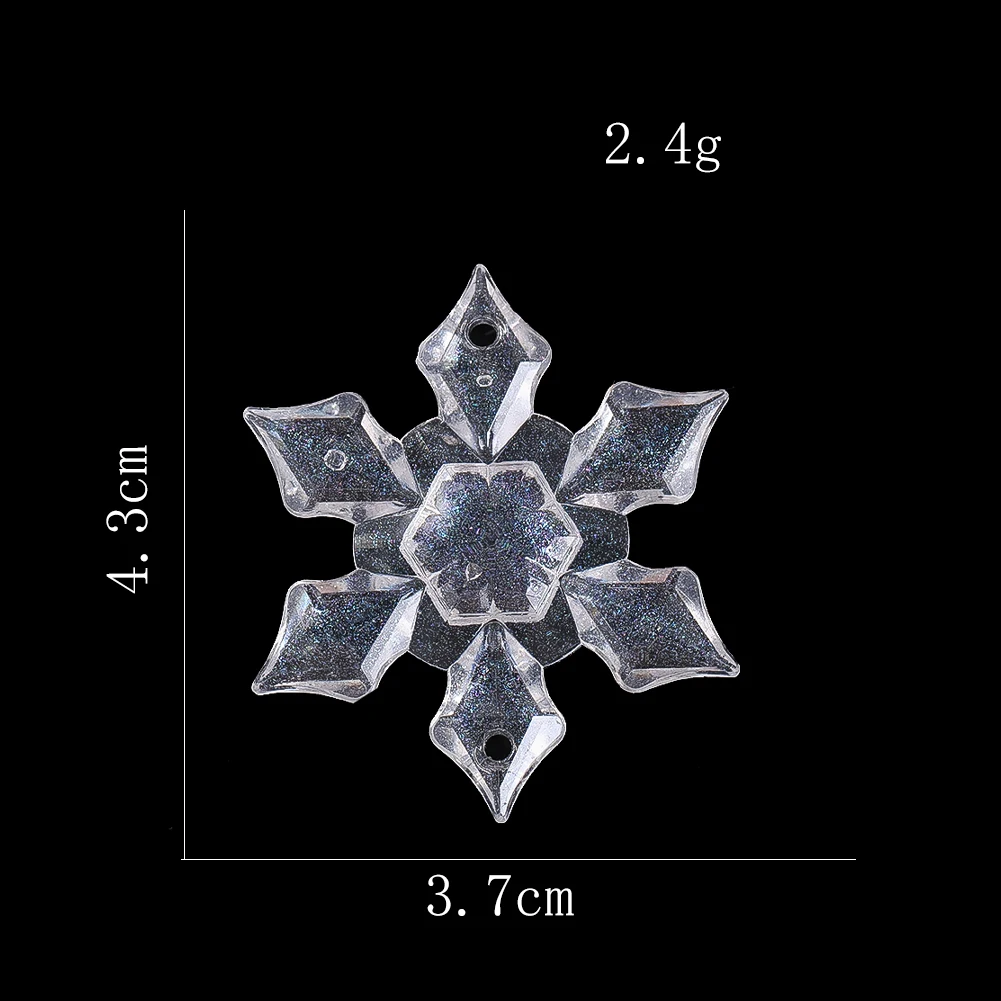 

Рождественские снежинки из акрила, набор из 10 штук