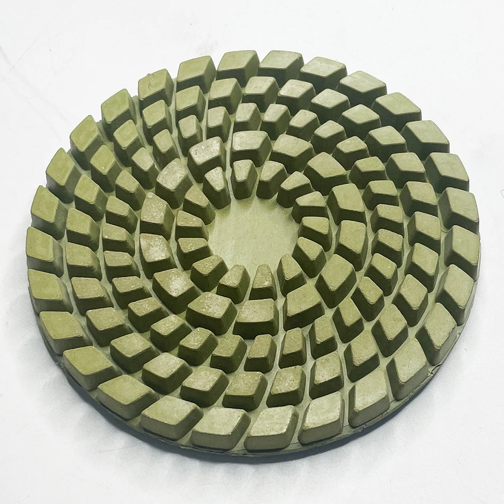 

4 дюйма 100 мм утолщенная алмазная полировальная подушечка для плитки из терраццо, цементная эпоксидная смола, подлога, бетон, терраццо, ремонтный камень