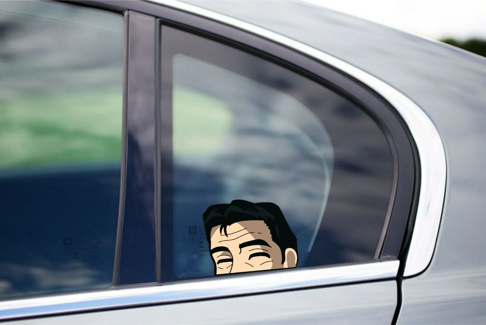 

For 1Pair/2Pcs Bunta Peeker Peeking Window Vinyl Decal Anime Stickers Initial D GC8 AE86 22B