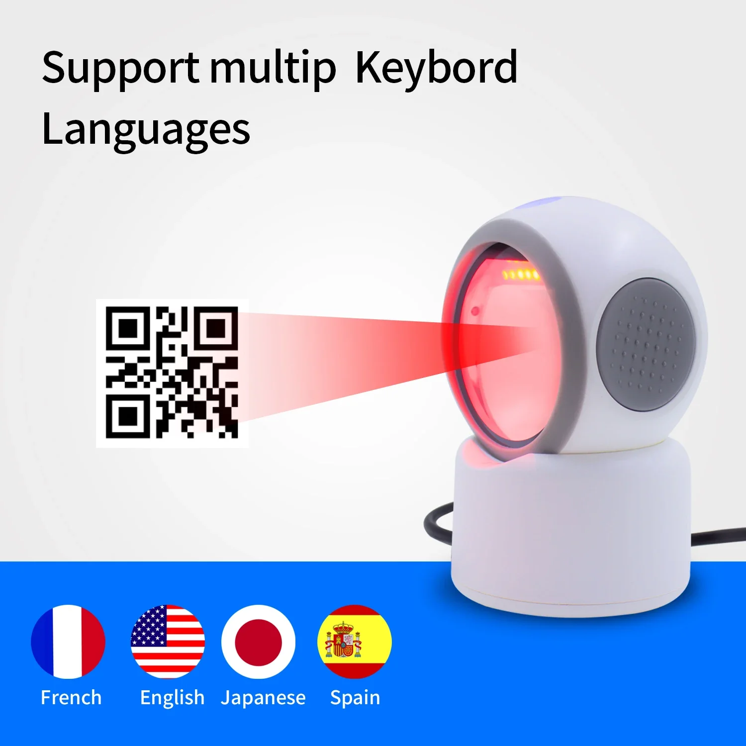 Symcode MJ-3300 Всенаправленный автоматический сканирующий настольный считыватель