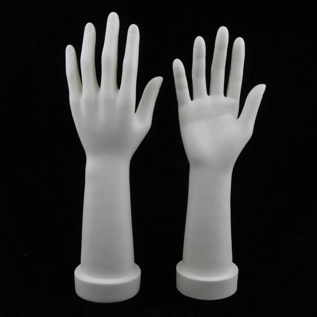 

A Pair Mannequin Finger Model Bangle Jewelry Display Stand New