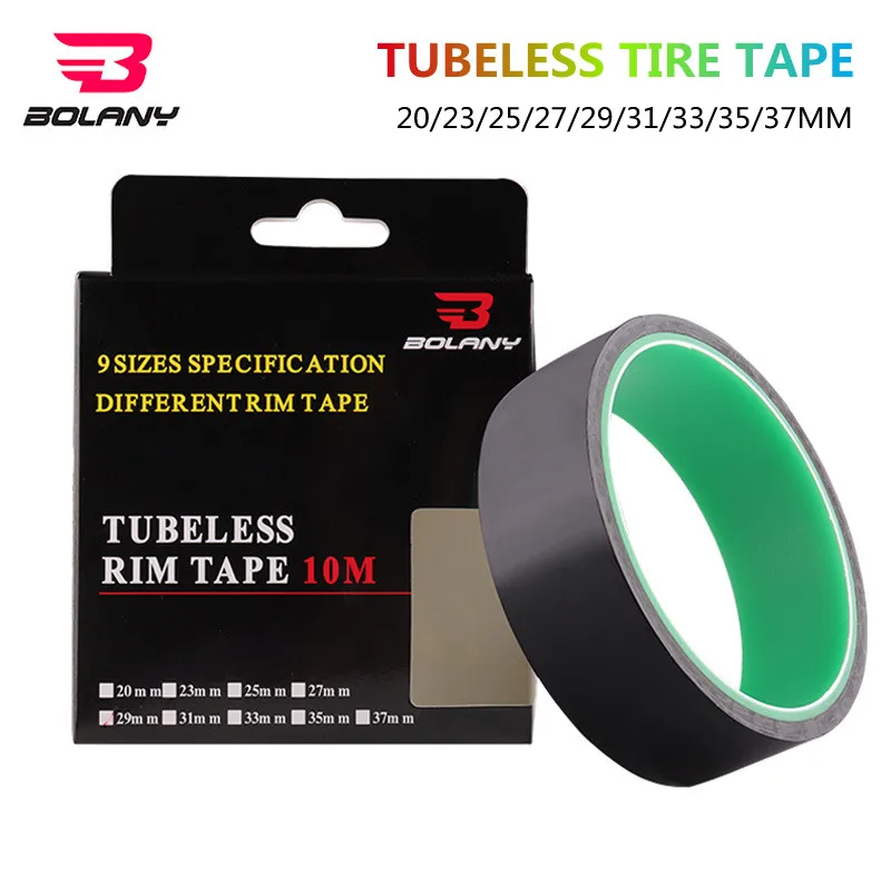 

BOLANY bike tubeless pad inner tube puncture-proof vacuum ring10M Bicycle Vacuum Tire Tape for MTB Road bike Cycling Accessories