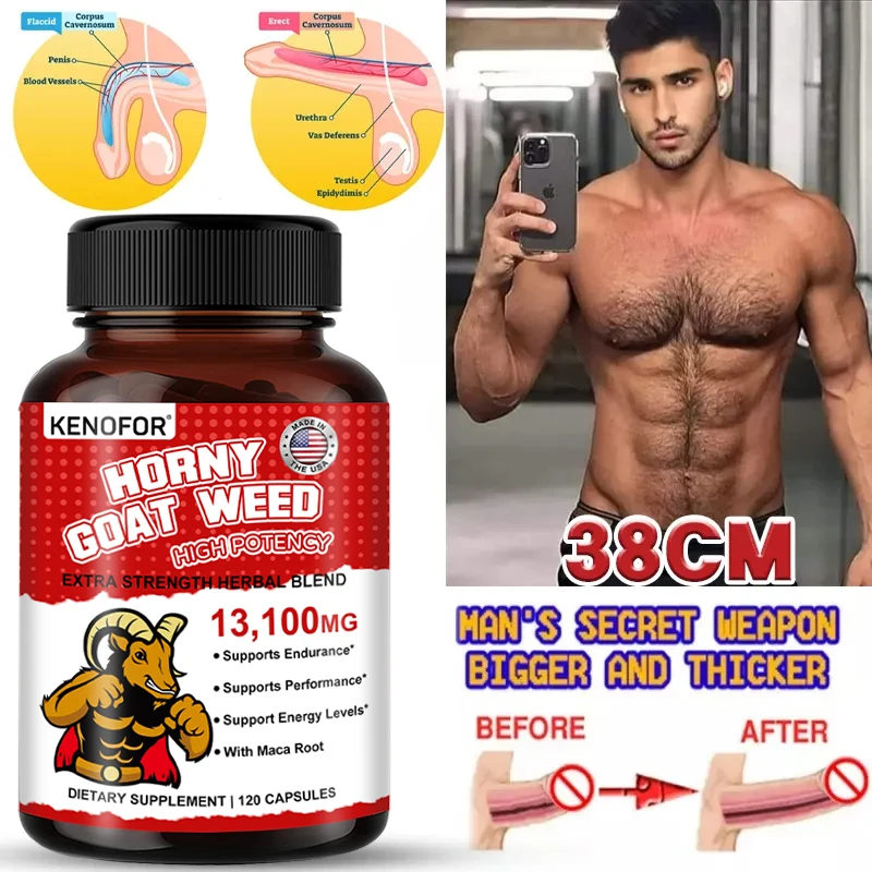 

Horny Goat Extract promote energy,strength and endurance in men,improve male performance and support muscle growth and hardening
