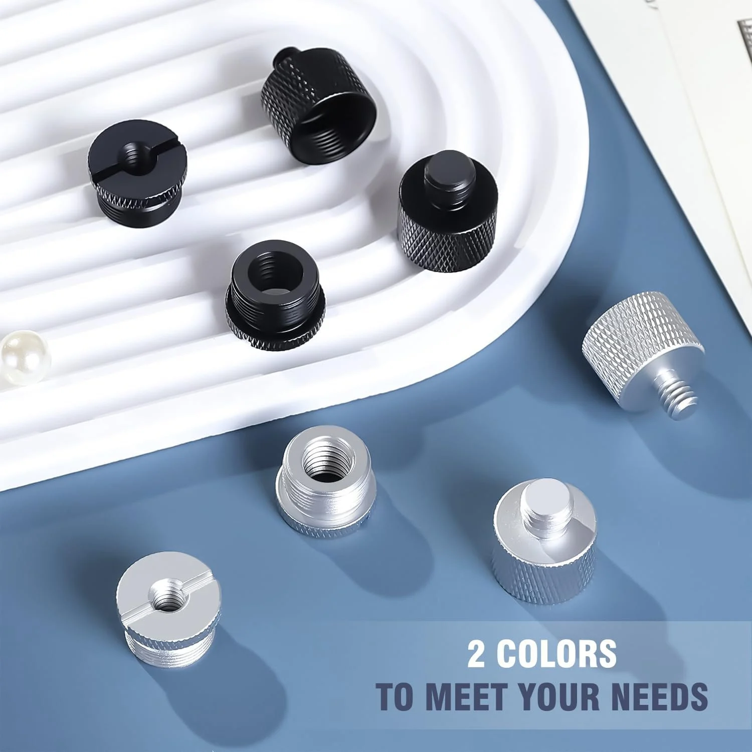 Адаптер-подставка для микрофона 5/8 гнездо до 3/8 штекер