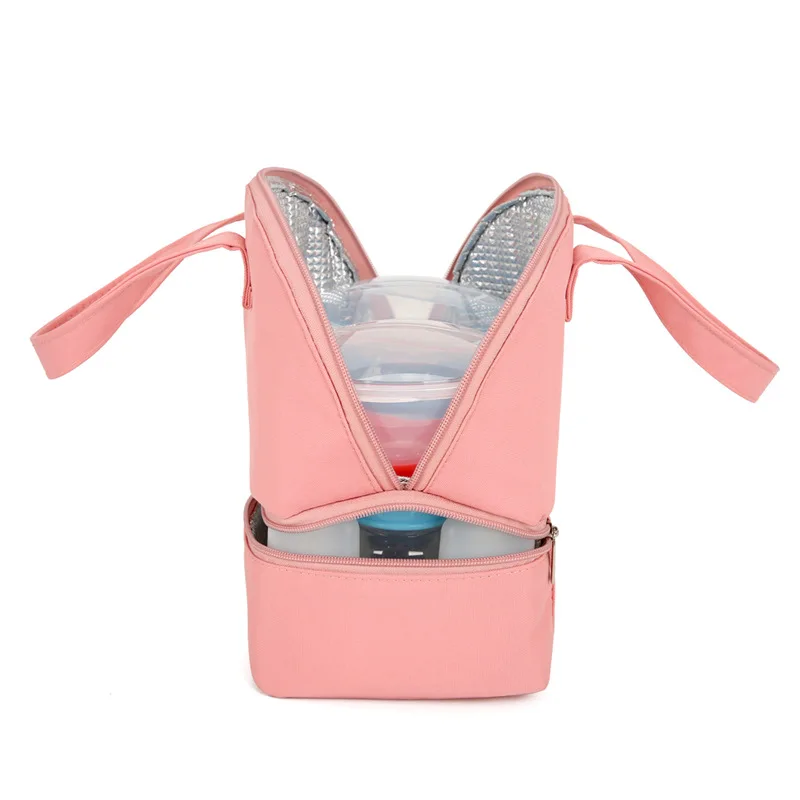 

New Milk Fresh-Keeping Bag Waterproof Diaper Bag Large Capacity Messenger Travel Bag Multifunctional Maternity Mother Baby