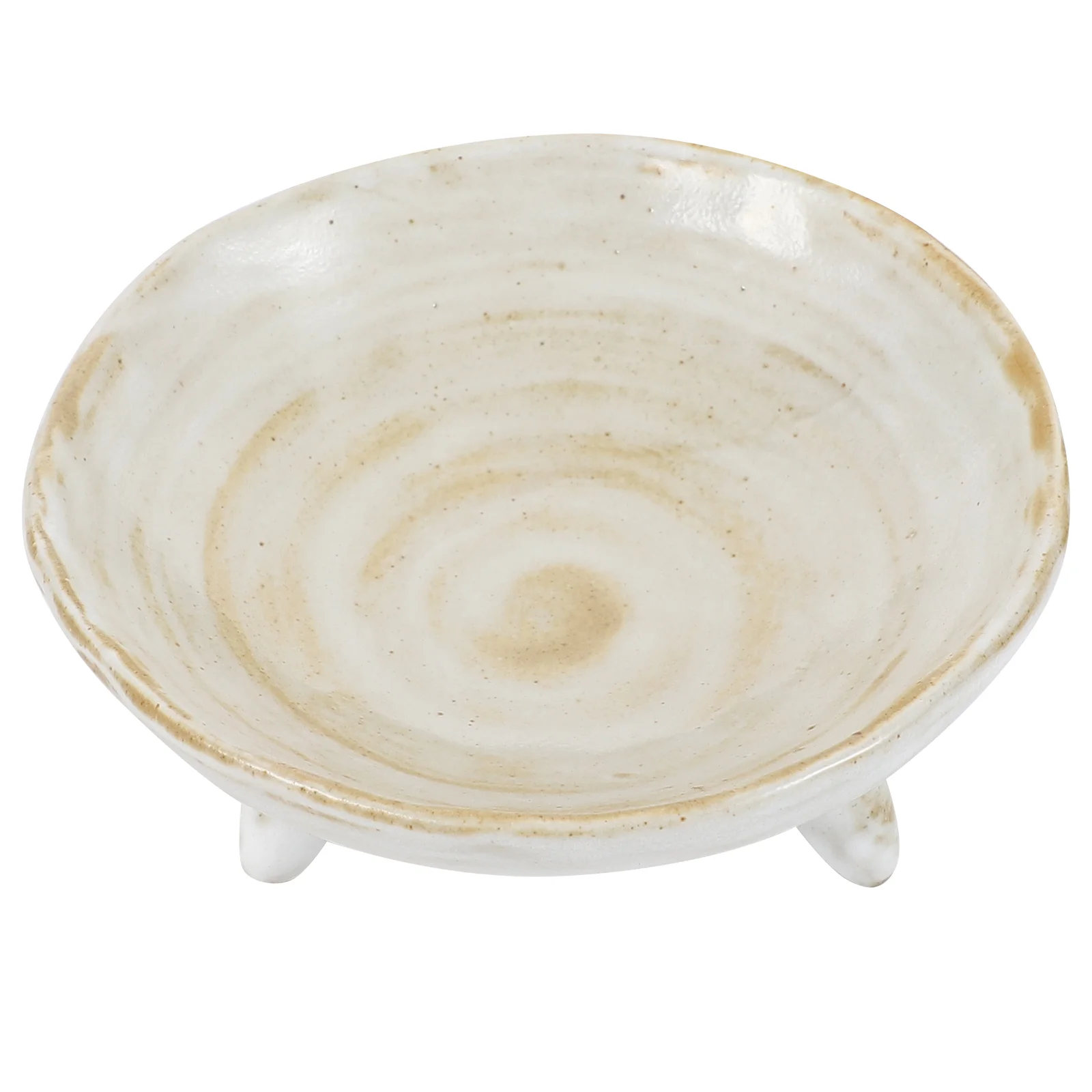 

Crude Pottery Dipping Dish Multi-functional Dipping Plate Kitchen Sauce Container