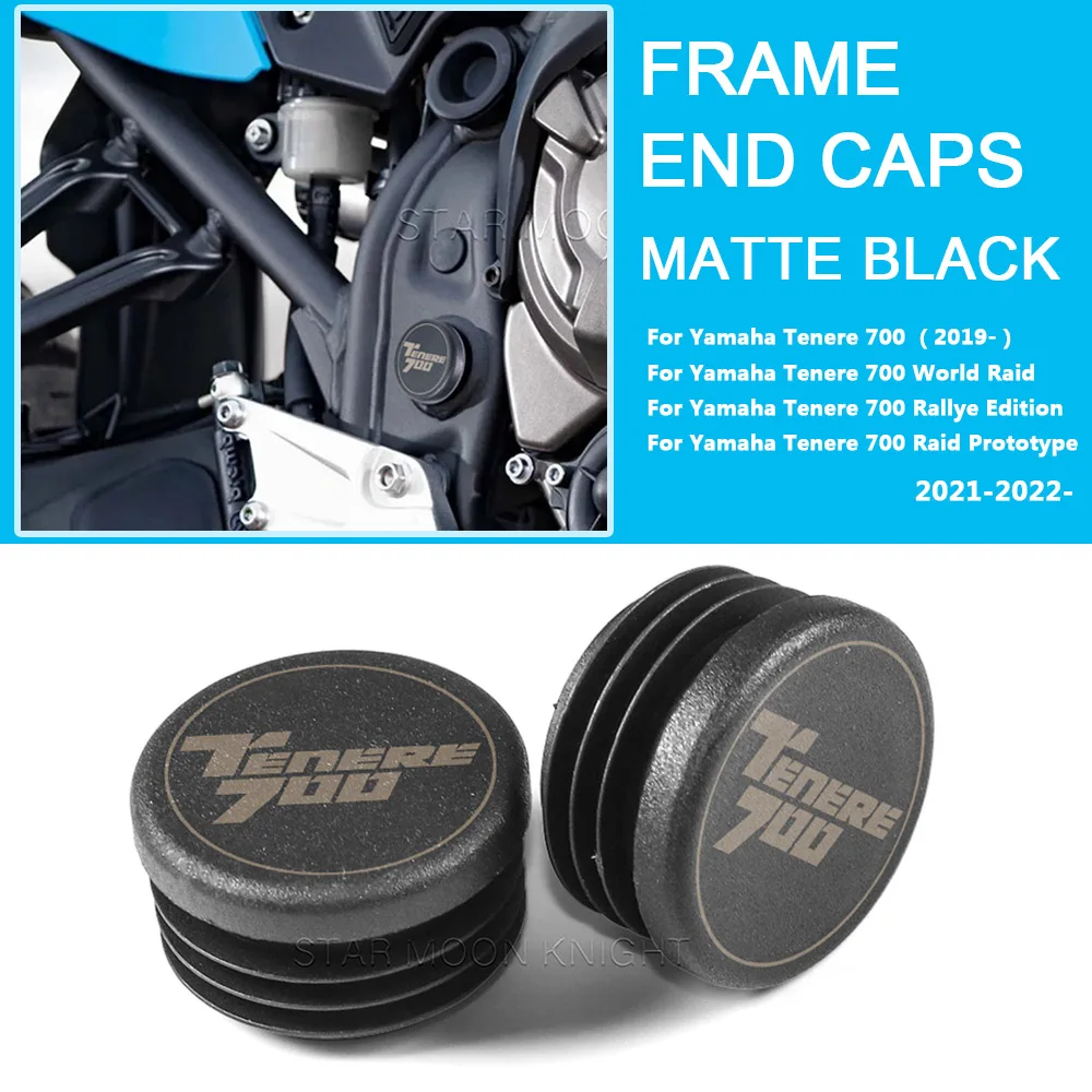 

Motorcycle Accessories Frame Hole Plugs for YAMAHA Tenere700 World Raid XTZ 700 2019 - 2022 Matte Black