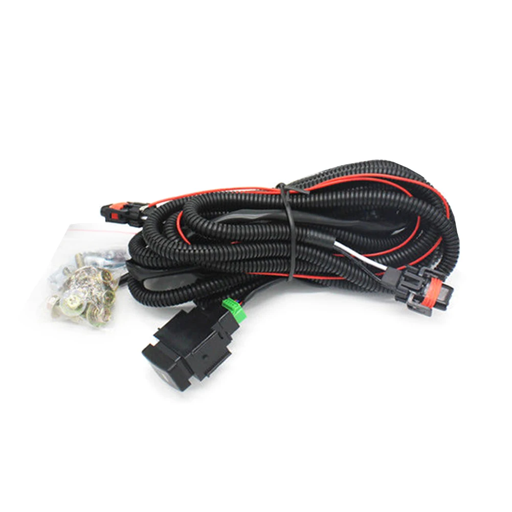 1 пара/компл. передний бампер автомобиля противотуманные фары дневные ходовые