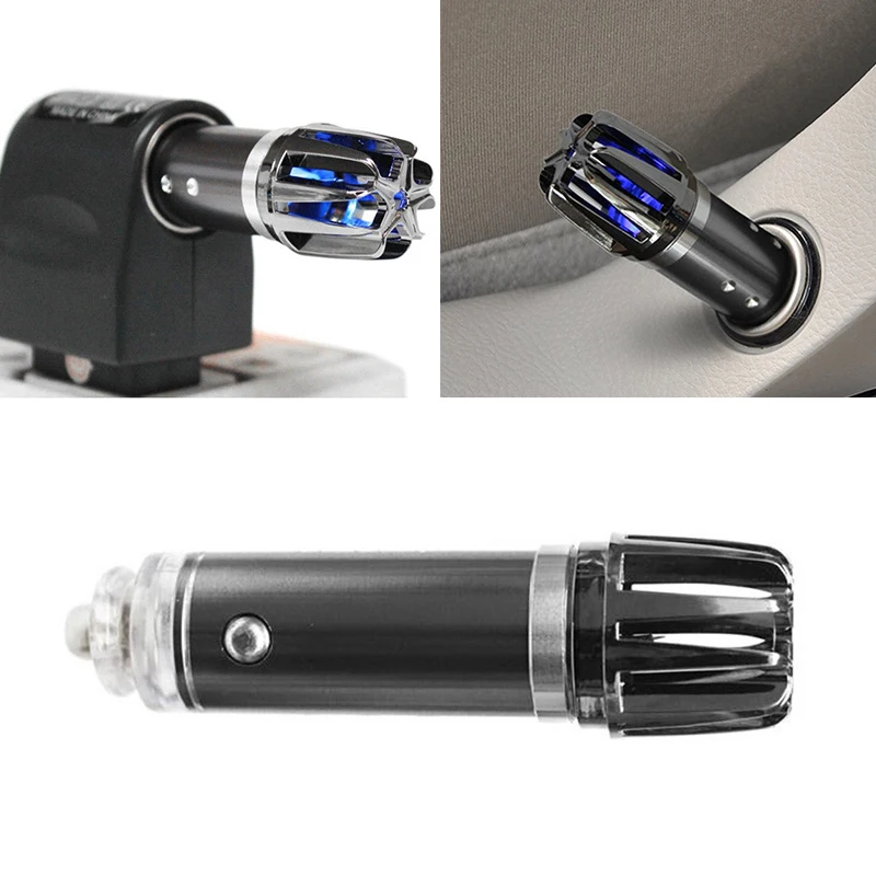 

Auto Car Oxygen Bar Fresh Air Ionic Purifier Portable Mini Ozone Ionizer Remove Smell Purifier Car Accessories
