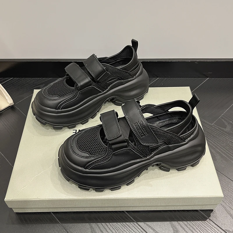 Designer Platform Sandals Women 2023 Trend Summer Elegant Party Sports Shoes Woman Wedges Chunky Luxury Sandals Girls High Heels