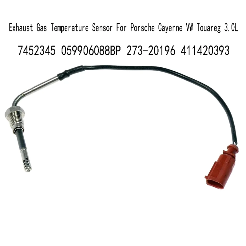 Новинка 7452345 059906088BP датчик температуры выхлопных газов для Porsche Cayenne VW Touareg 273 л