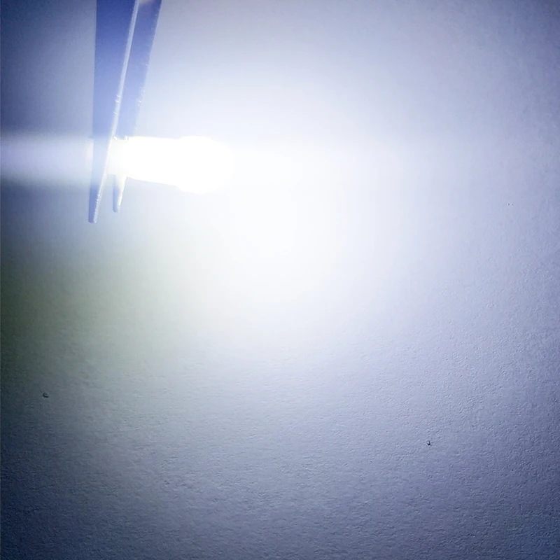 

10 шт. T5 светодиодная лампа W3W W1.2W светодиодная Canbus внутреннее освещение автомобиля приборная панель индикатор обогрева клин авто приборная лампа 12 В 4014 светодиодная