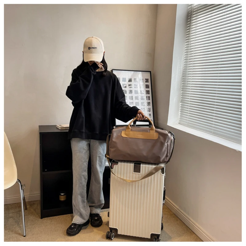 Fashion Valise Bag for Women Gym Fitness Yoga Travel Luggage Handbag Cross Duffle Sports Shoulder Weekend Swim Bag Free Shipping