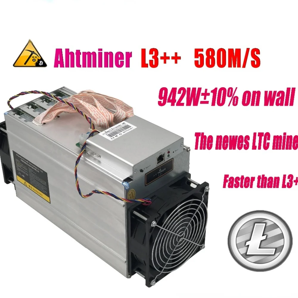 

ETH BTC Versión actualizada de ANTMINER L3 ++ LTC, 580M, 942W, en pared, miner scrypt, LTC Mining. Es mejor que Antminer V9.