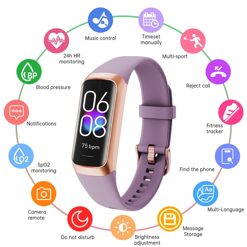 

Смарт-часы AMOLED спортивные с пульсометром, тонометром, кислородом