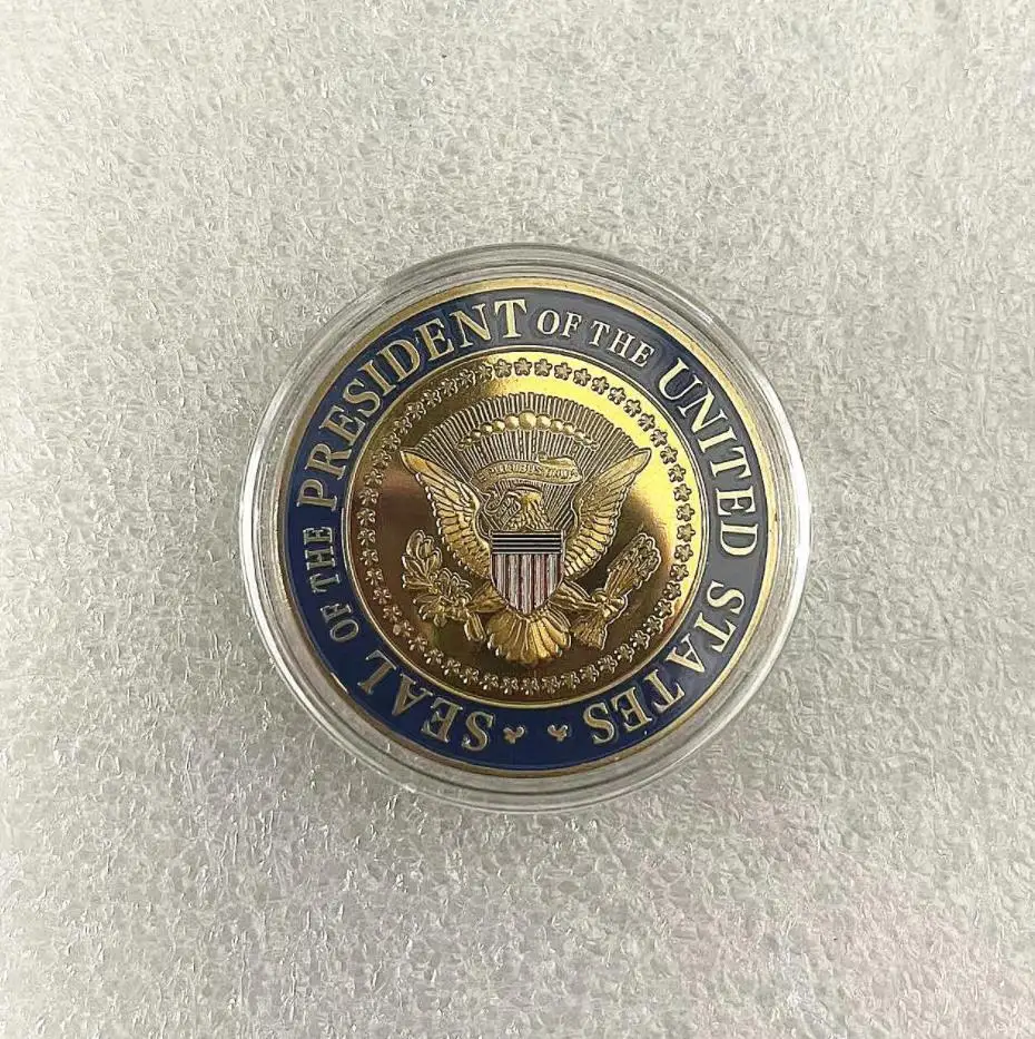 

Коллекция 2020 г., мемориальные монеты к вызову «Белый дом», президент США Трамп, монета cx